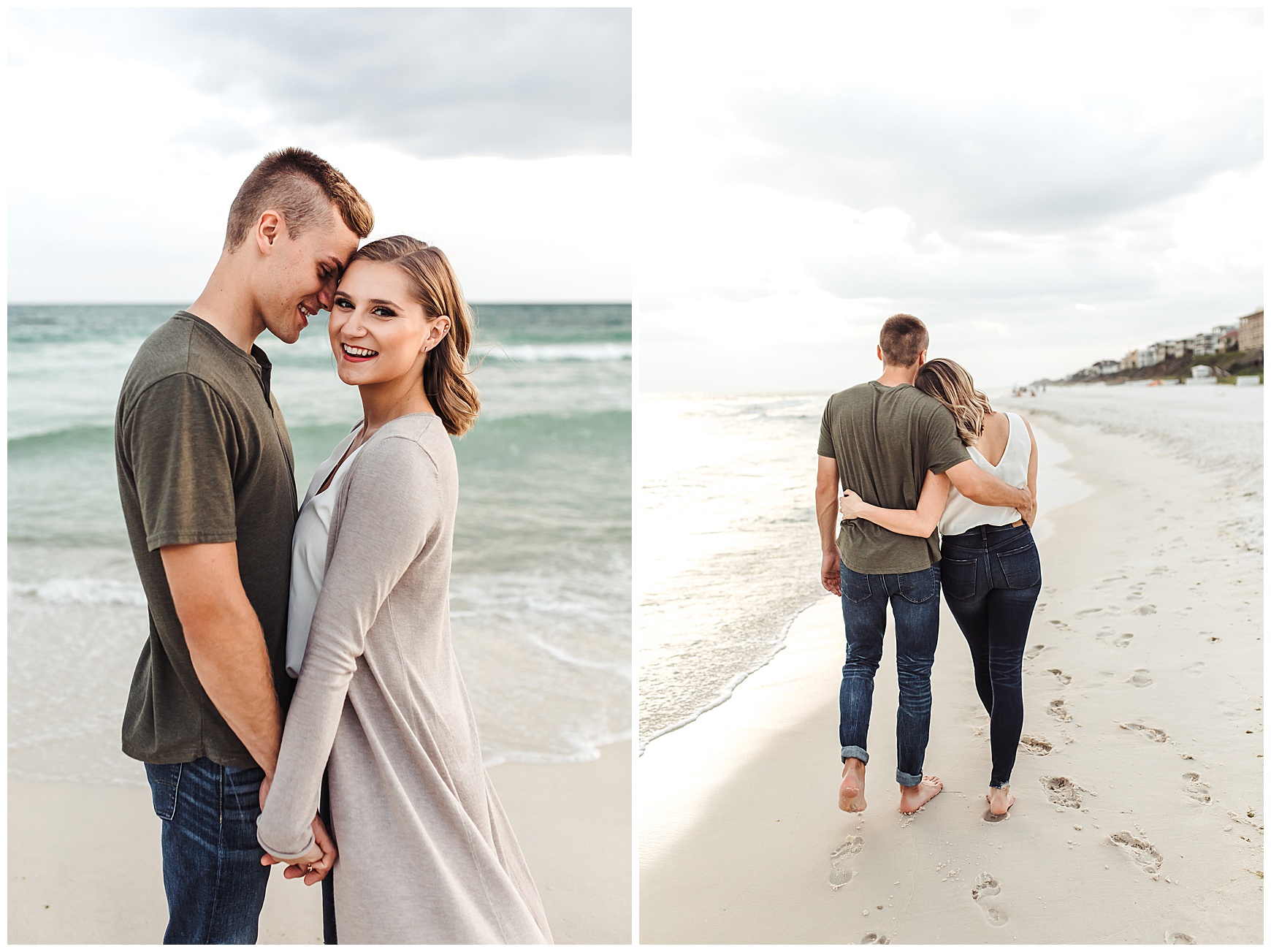 Engagement Session at the beach in South Walton 30a