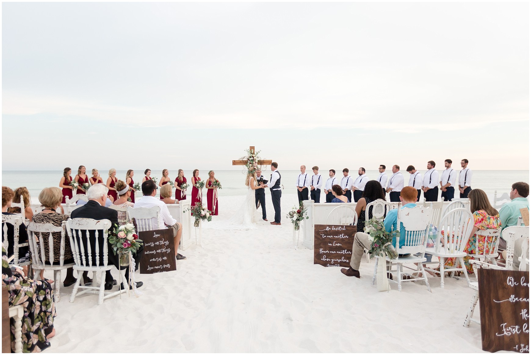 Wedding Ceremony at Landshark Pensacola Beach