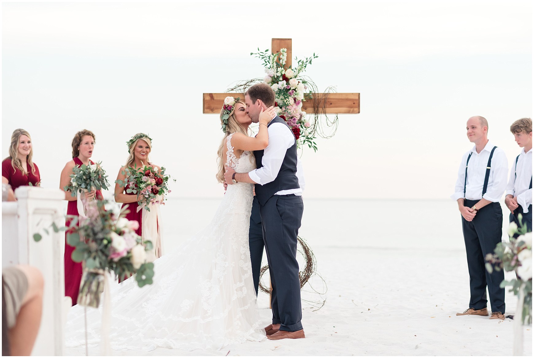 Wedding Ceremony at Landshark Pensacola Beach