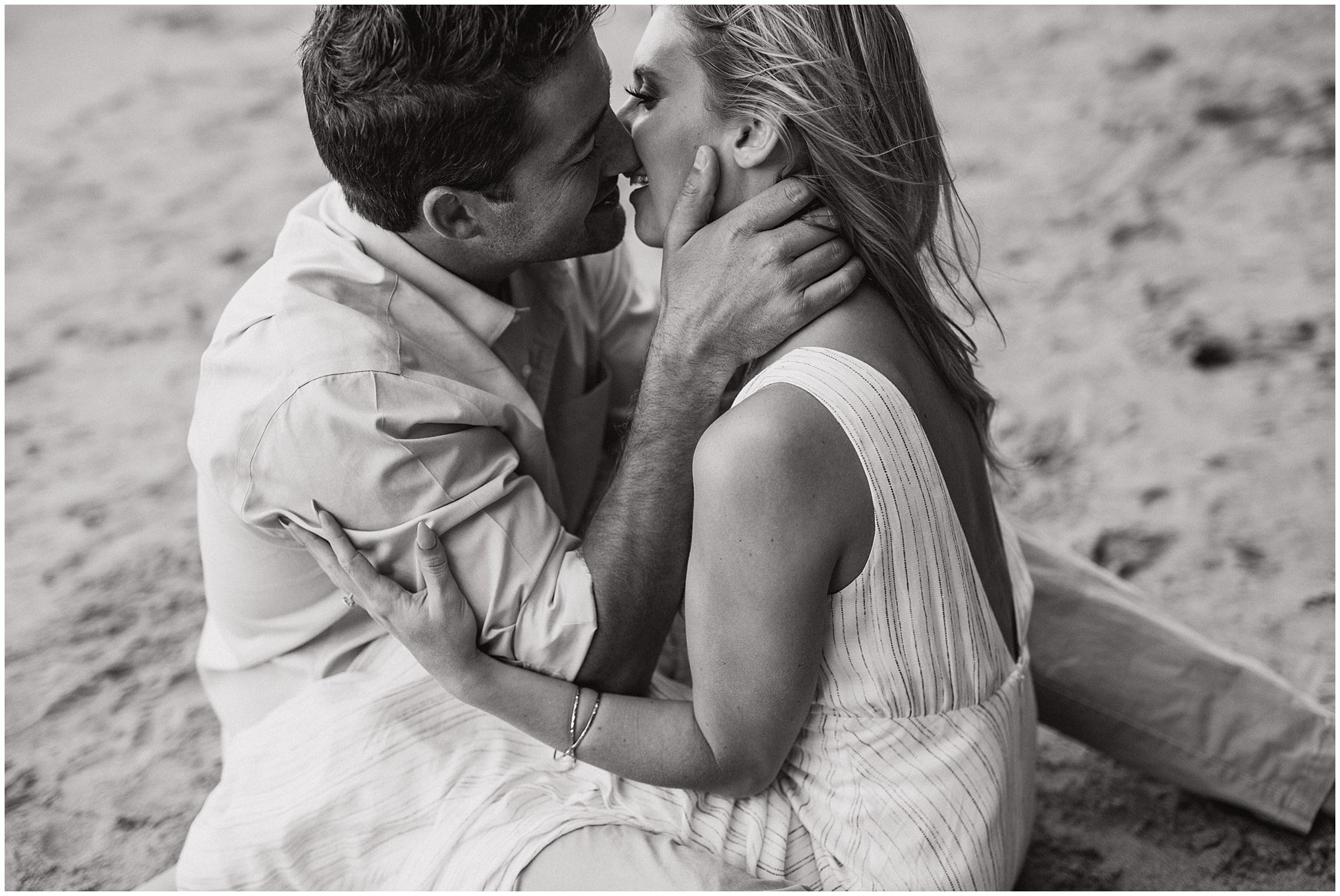 Engagement Photos at El Matador Beach in Malibu California