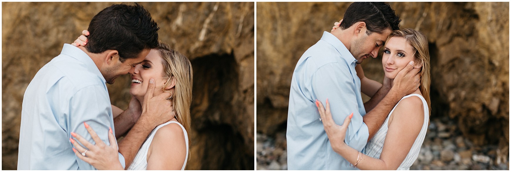 Engagement Photos at El Matador Beach in Malibu California