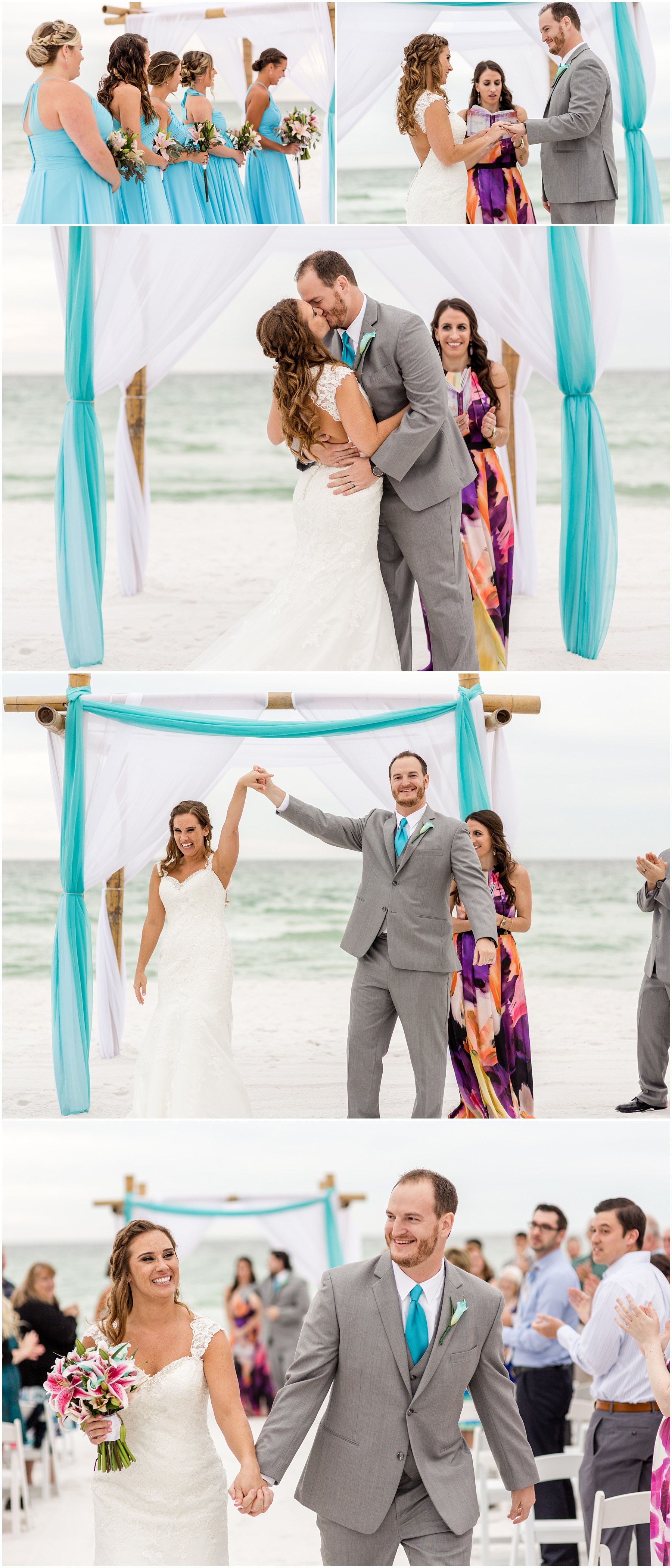 Wedding Ceremony on the beach in Destin, FL
