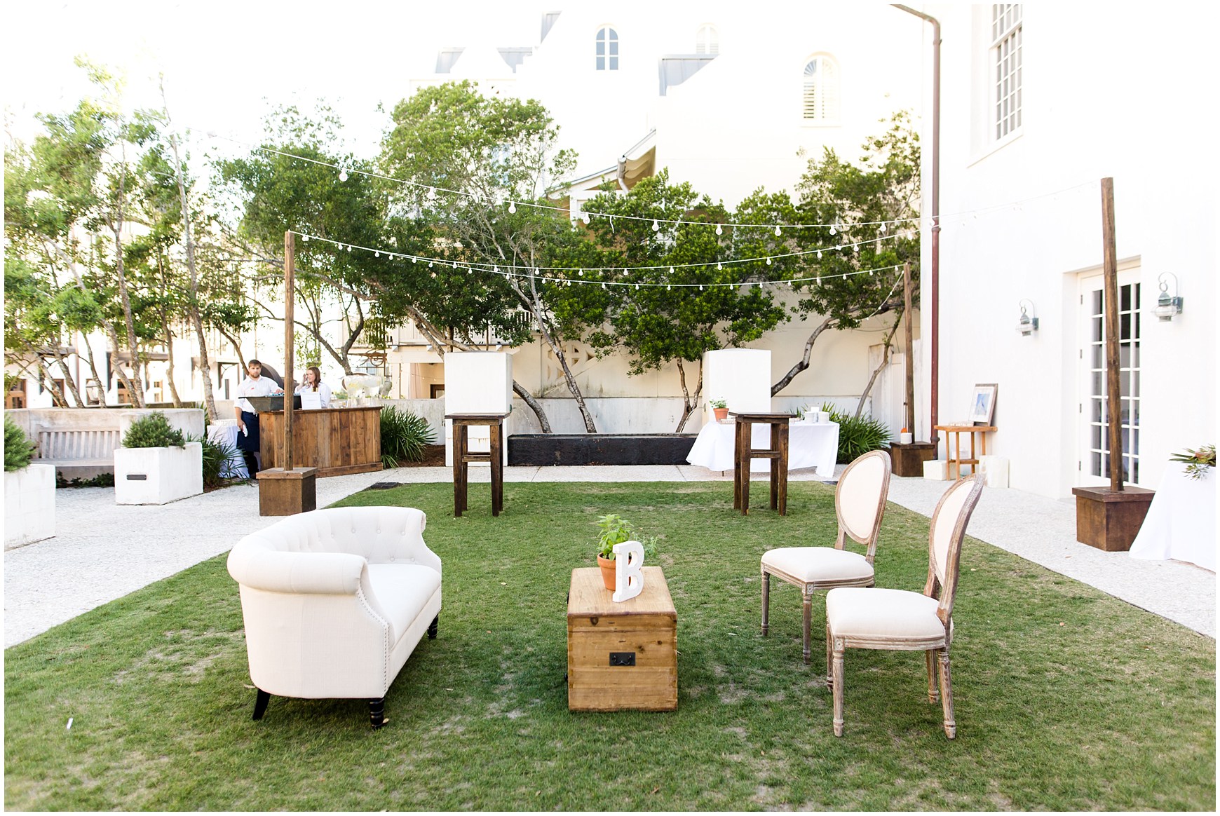 Rosemary Beach Town Hall Wedding