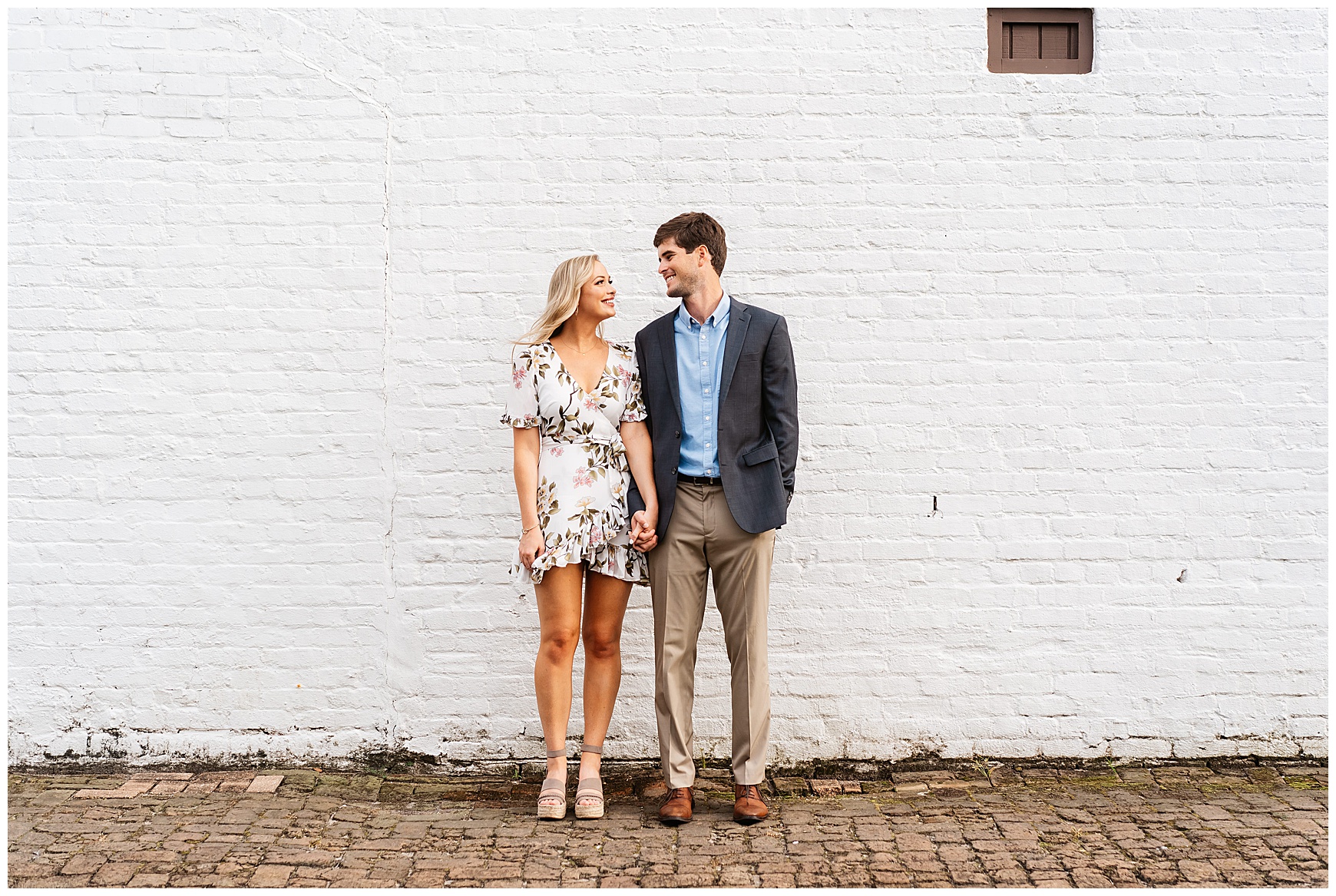engagement session in downtown pensacola fl