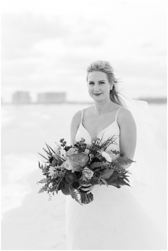 Bride Portrait on beach in Destin FL