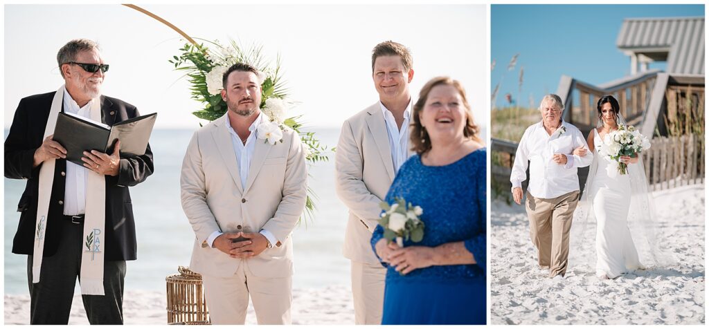 Wedding ceremony photos in destin, fl