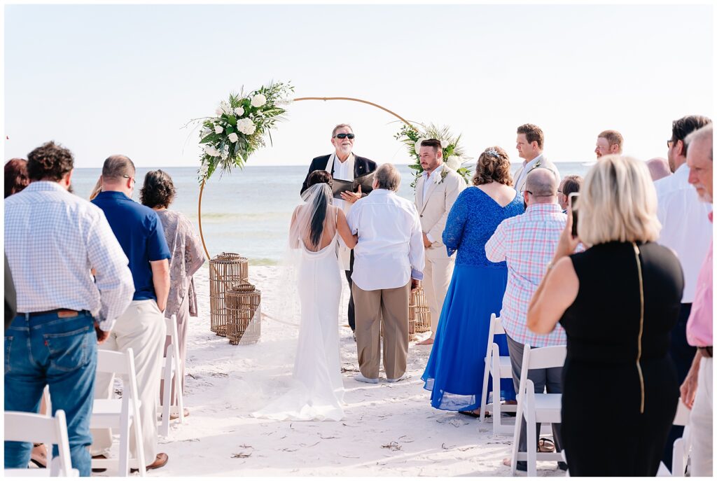 Wedding ceremony photos in destin, fl