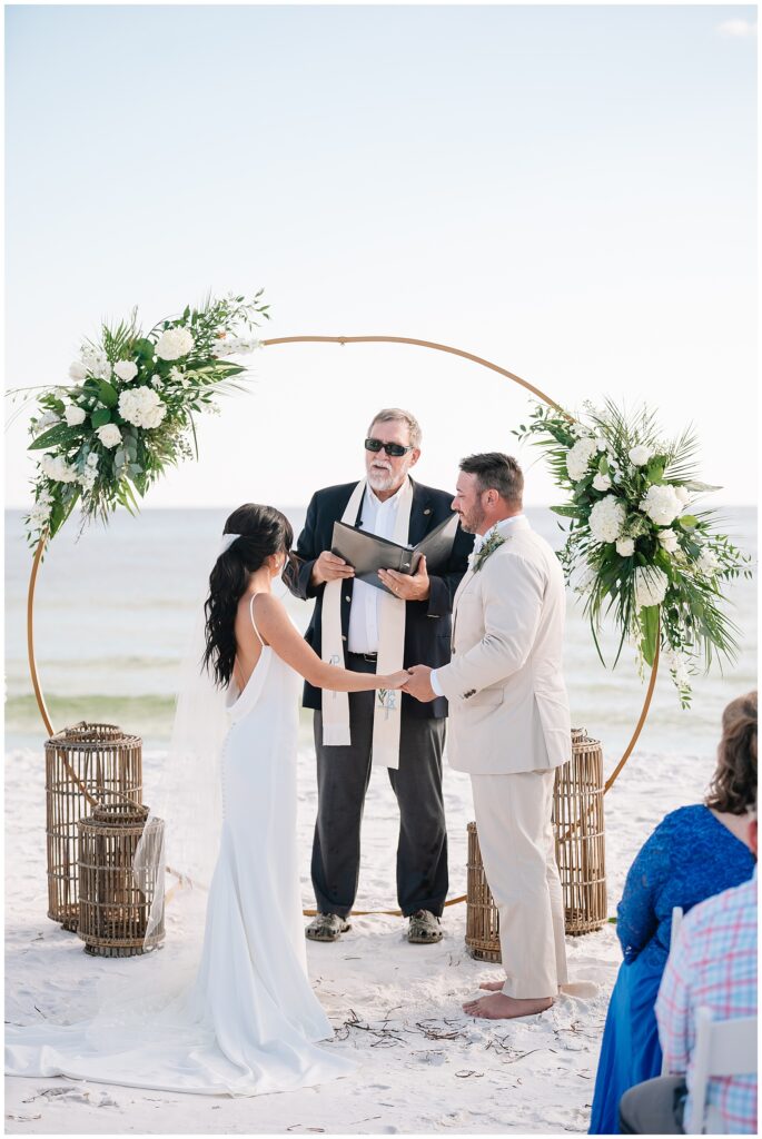 Wedding ceremony photos in destin, fl