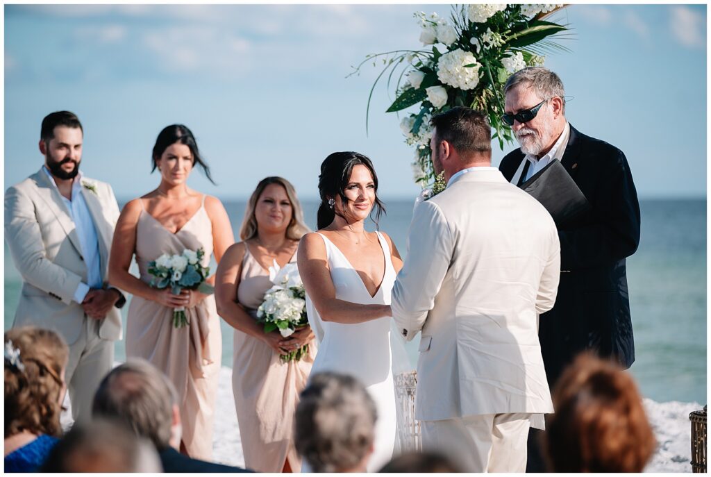 Wedding ceremony photos in destin, fl