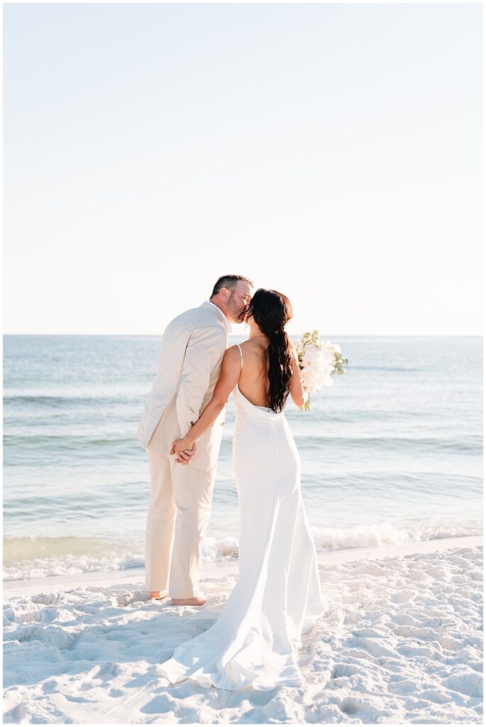 bride and groom photos in destin, fl