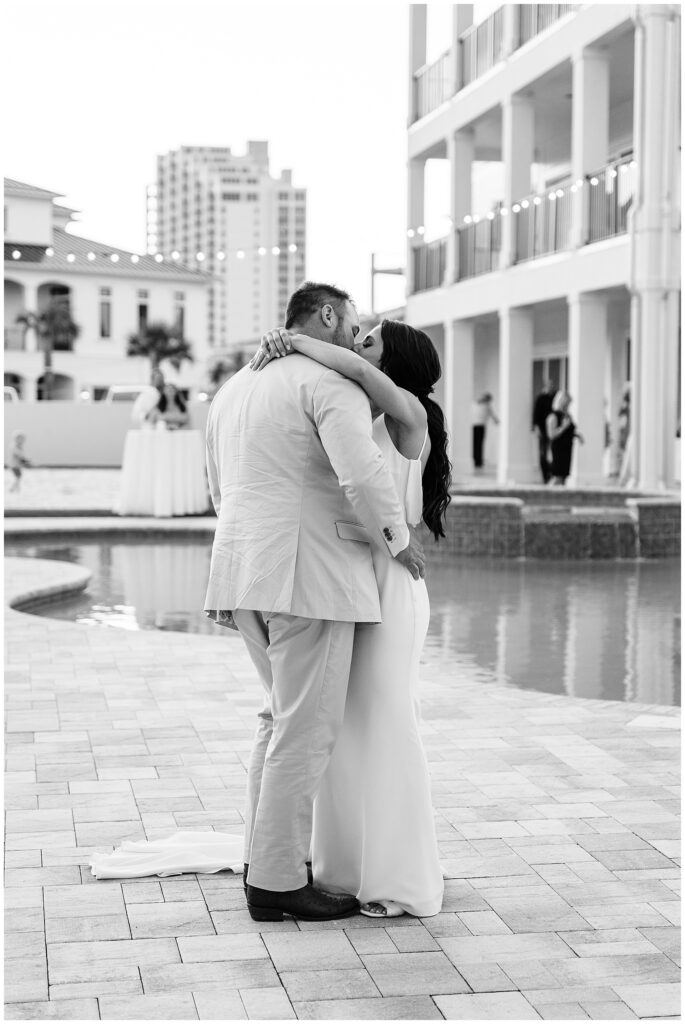 bride and groom's first dance